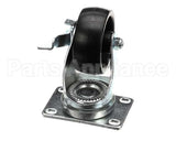 50216 Continental Refrigeration Caster Flat Plate (3" W/ Brake) (4-5/16"