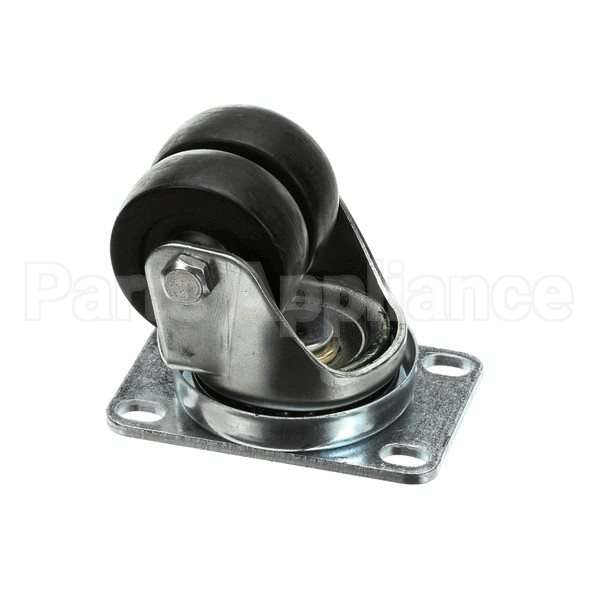 50241 Compatible Continental Caster, Flat Plate Dual Wheel (2 No Brak