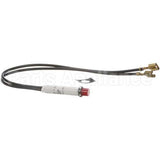 50385 Compatible Wells Light, Signal, Red, Pushon