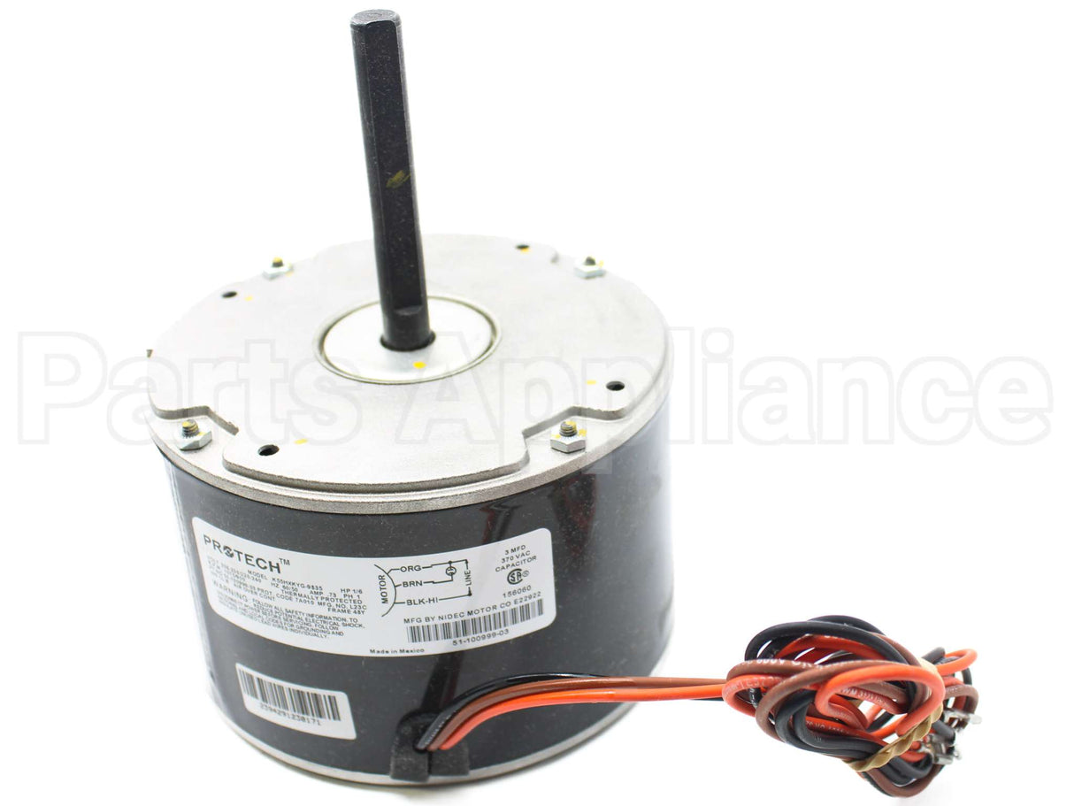 51-100999-03 Rheem-Ruud 1/6Hp 208-230V 1075Rpm 48 Mtr