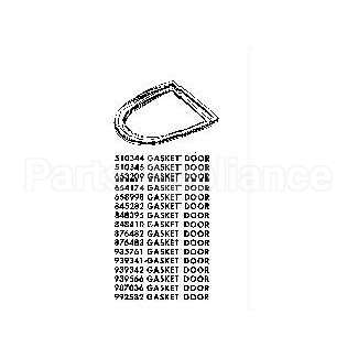 510344 Whirlpool Gasket-Dor