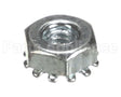 51132 Market Forge Nut, Keps, 8-32, Zinc