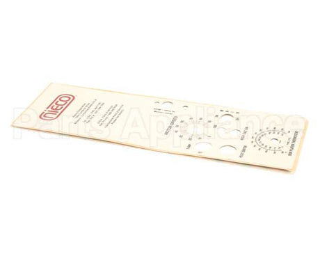 5146-11 Nieco Label, Control Box (6/824Bgt,930/950G)