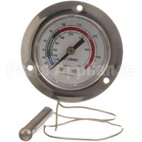 5240006 Compatible Crescor Thermometer2", 100-280F, 3" Flange