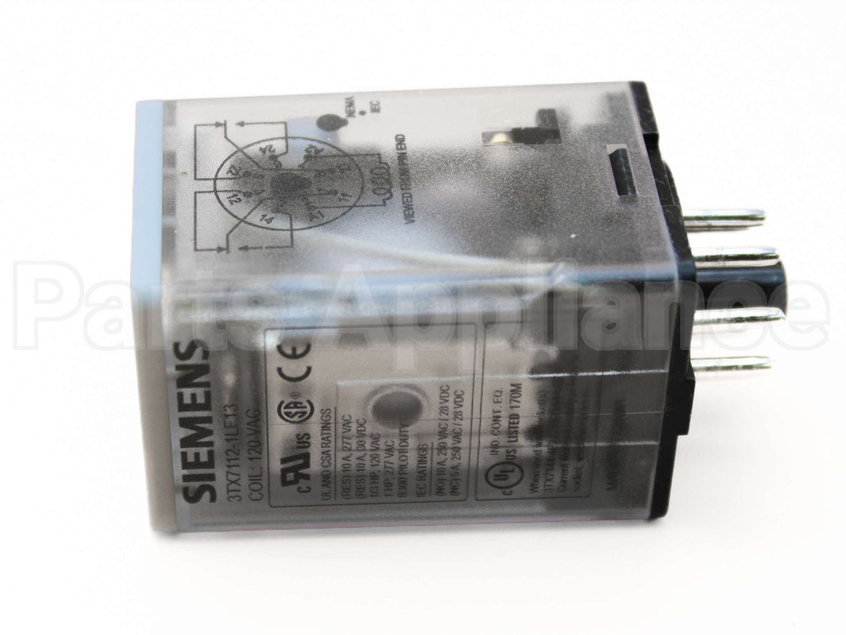 3TX7112-1LF13 Siemens Industrial Controls 8Pin,120V,Dpdt,16Amp Relay