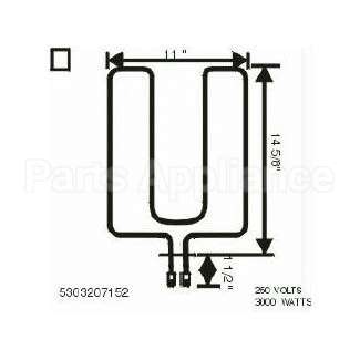 5303207152 Frigidaire Element