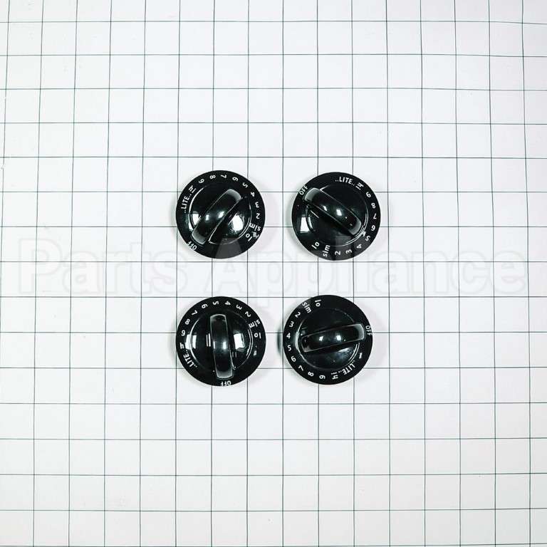 5304480915 Frigidaire Knob Set 4=1 Top
