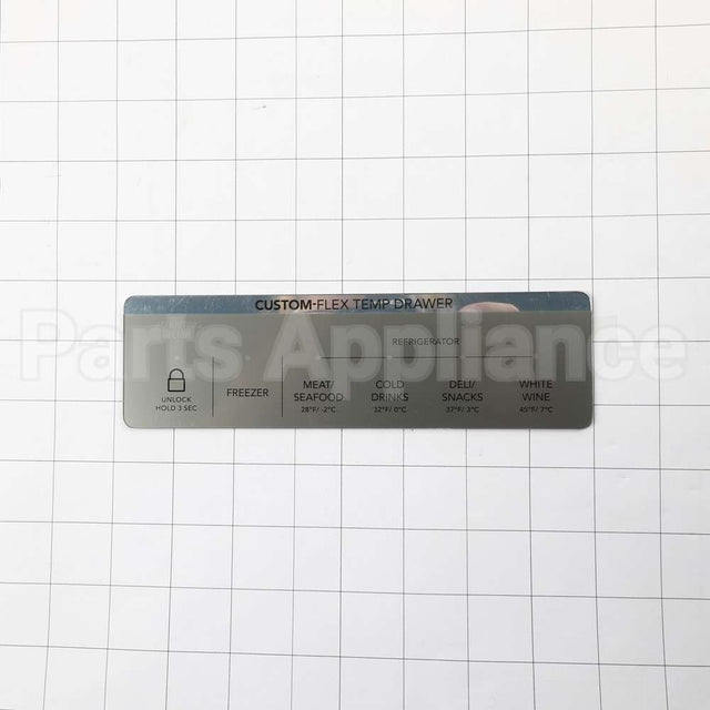 5304529277 Frigidaire Overlay,User Interface,Middle