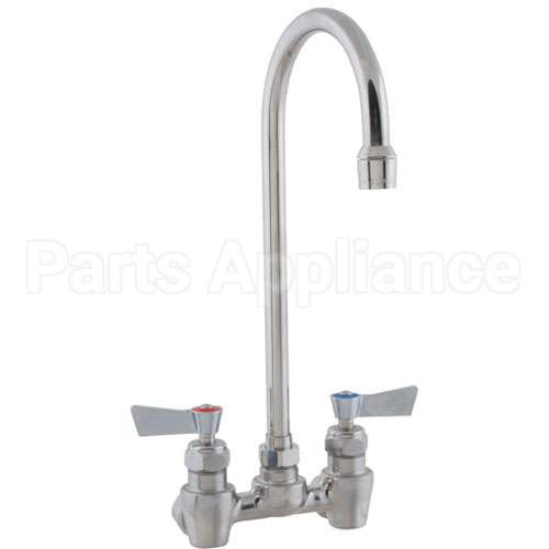 53880 Compatible Fisher Faucet Faucet, 4"Dk, Leadfree, Ss, Gsnk