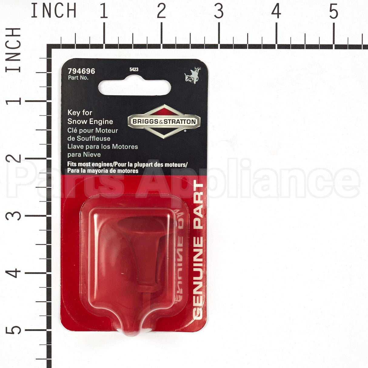5423K Briggs & Stratton Key Snow Engine