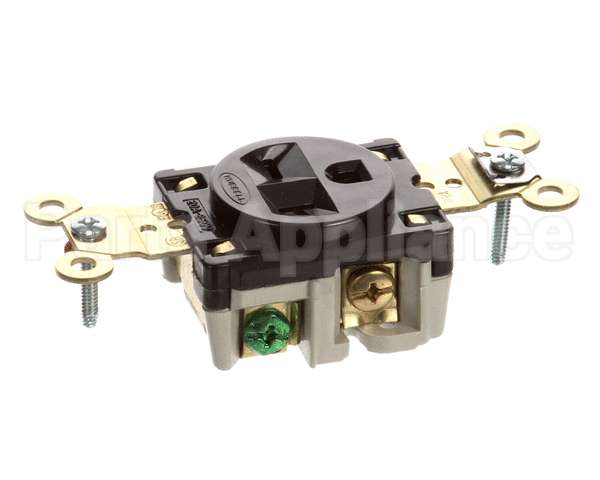 5461 Hubbell Lighting Sgl Wall Receptacle Wdyrc