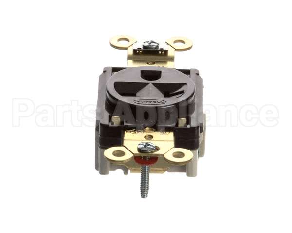5461 Hubbell Lighting Sgl Wall Receptacle Wdyrc