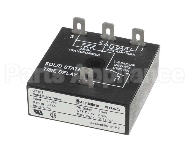 54G57 Lennox Timer Delay Relay, On 1 Sec, Off 8 Sec,