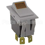 55127 Compatible Wells Lighted Rocker Switch 7/8 X 1-1/2 Dpst