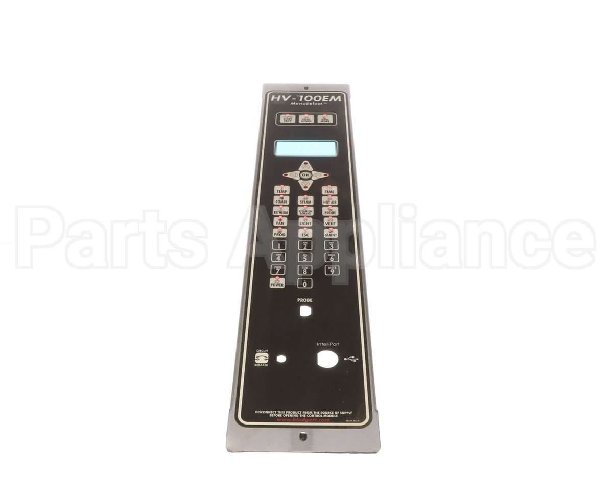 55178 Blodgett Panel Decal,Hv100Em Menu