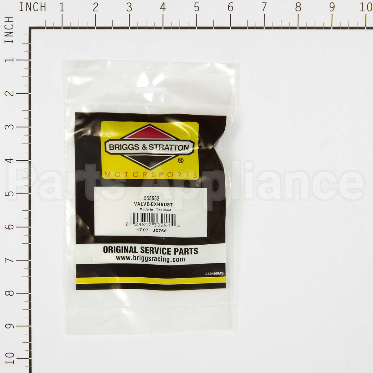 555552 Briggs & Stratton Valve-Exhaust