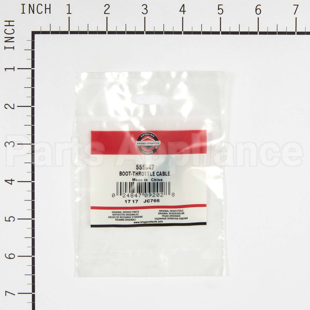555647 Briggs & Stratton Boot-Throttle Cable