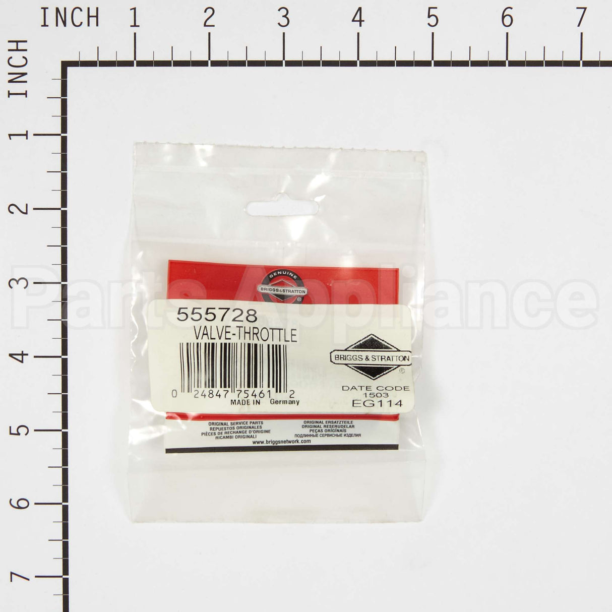 555728 Briggs & Stratton Valve-Throttle