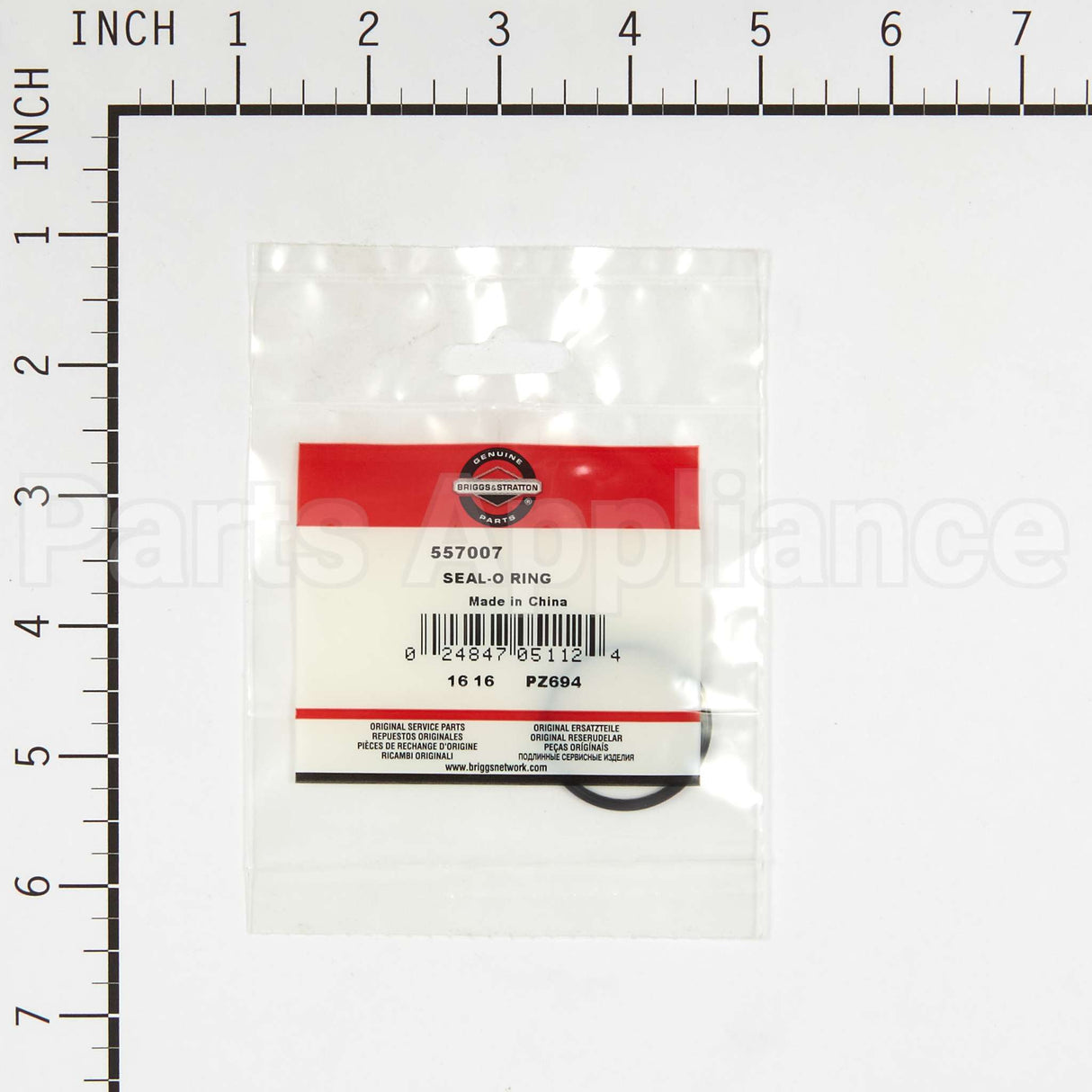 557007 Briggs & Stratton Seal-O Ring