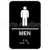 5635 Compatible Traex Sign, Men"S, Braille, 6X9"