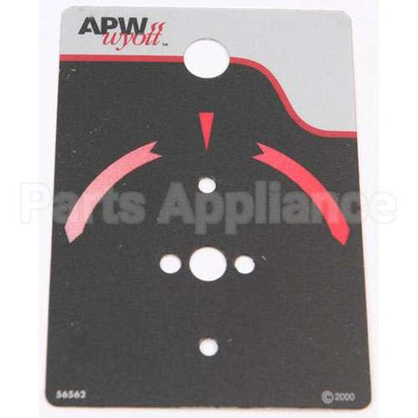 56562 Compatible Apw Increase Decrease R Labl New