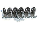 57785 Perlick Caster Kit, Set Of 6, 6 1/8