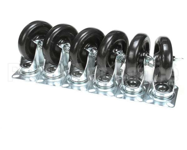 57785 Perlick Caster Kit, Set Of 6, 6 1/8