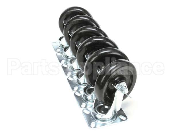 57785 Perlick Caster Kit, Set Of 6, 6 1/8