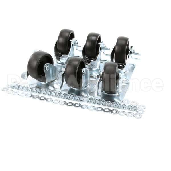 57787 Compatible Perlick Casterkit, Set Of 6, 3.75