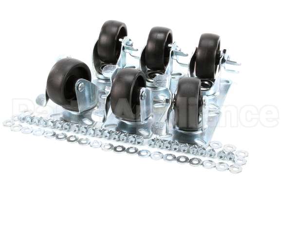 57787 Perlick Caster Kit, Set Of 6, 3.75