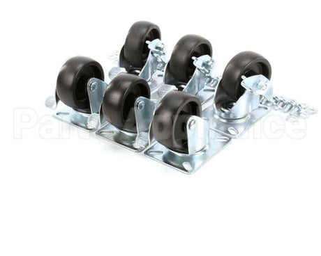 57787 Perlick Caster Kit, Set Of 6, 3.75