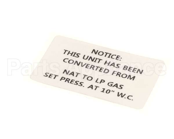 57865 Blodgett Label,Conversion Nat->Lp