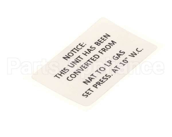 57865 Blodgett Label,Conversion Nat->Lp