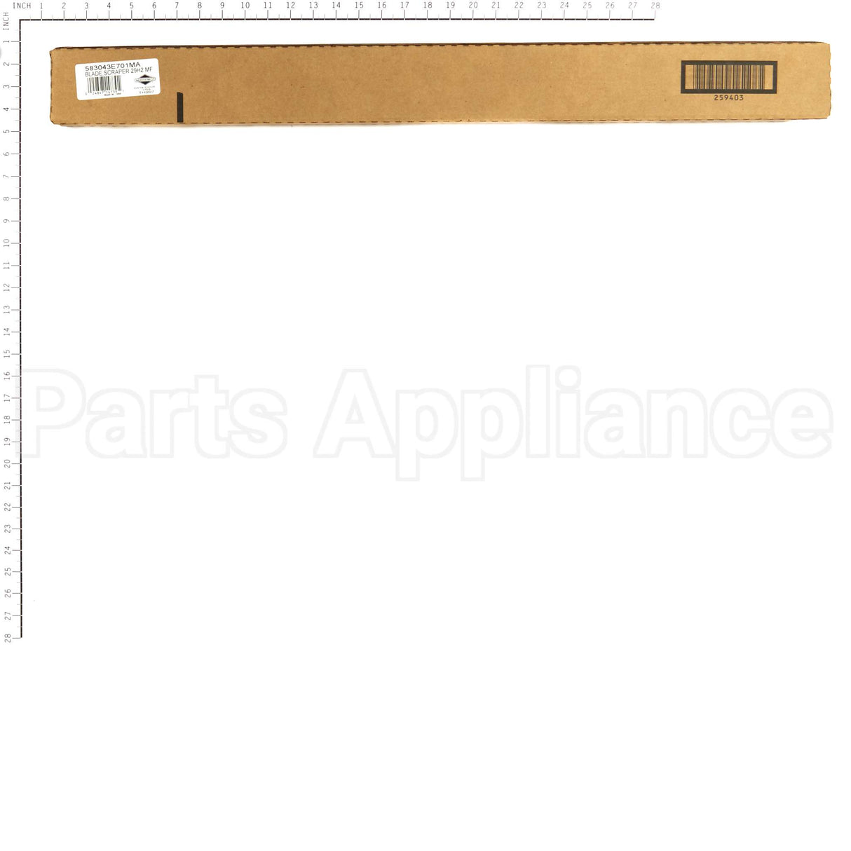 583043E701MA Briggs & Stratton Bladescraper 29H2 Mf