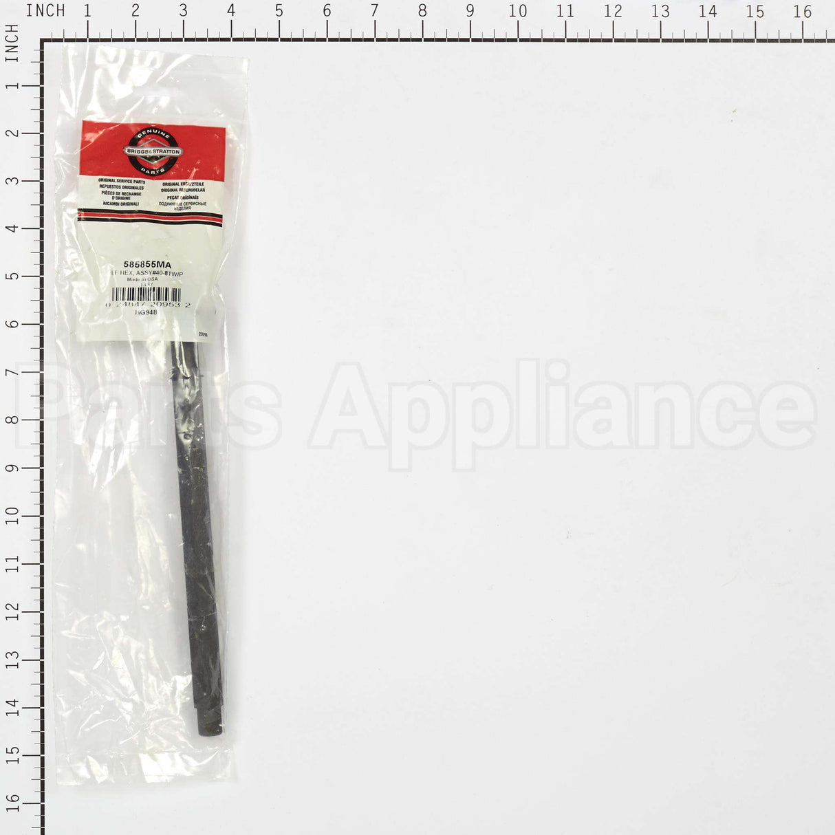585855MA Briggs & Stratton Lf Hex Assy#40-8Tw/P