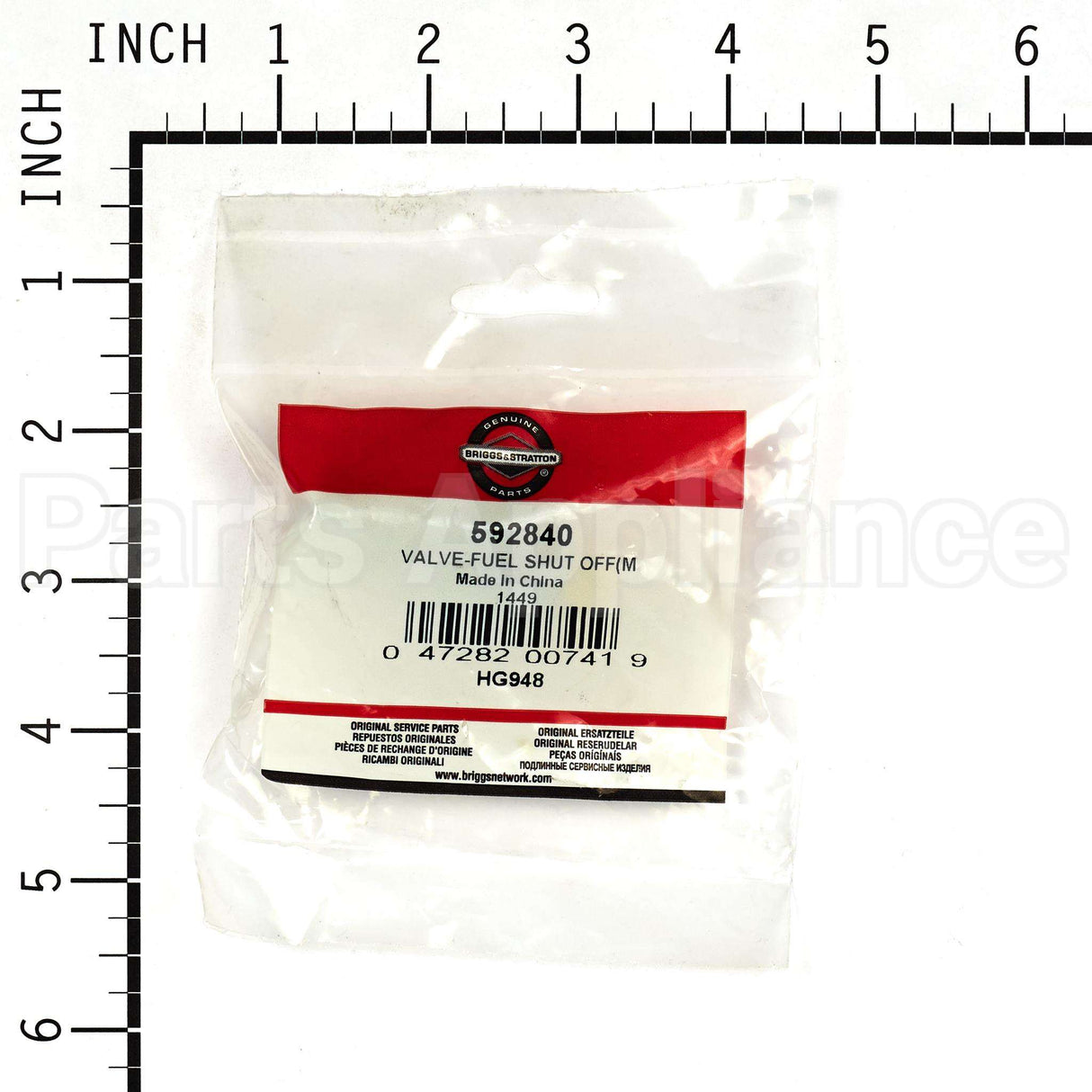 592840 Briggs & Stratton Valve-Fuel Shut Off(M