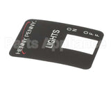 59305 Henny Penny Label - Lights W/O Prb