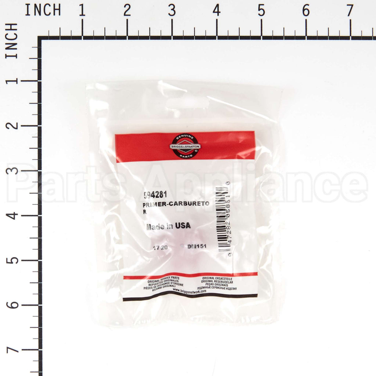 594281 Briggs & Stratton Primer-Carburetor