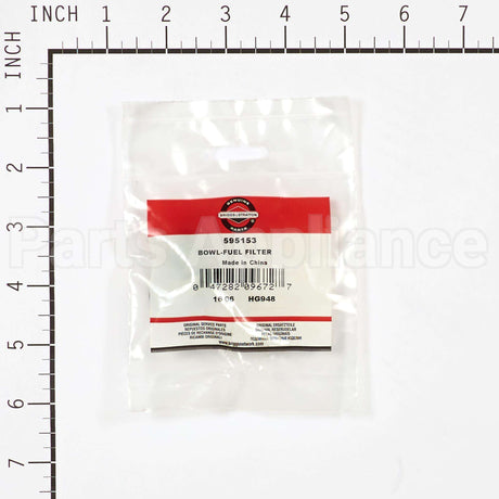 595153 Briggs & Stratton Bowl-Fuel Valve-Strainer