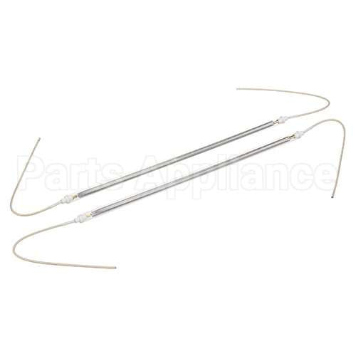 59858 Compatible Vollrath Quartz Heater 104V/907W, Pk2
