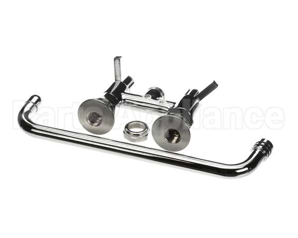 5F-4DLX12 T&S Brass Faucet Deck Mount 4 Centers 12 Swing