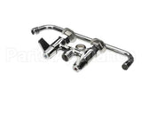 5F-4DLX12 T&S Brass Faucet Deck Mount 4 Centers 12 Swing