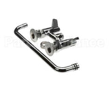 5F-4DLX12 T&S Brass Faucet Deck Mount 4 Centers 12 Swing