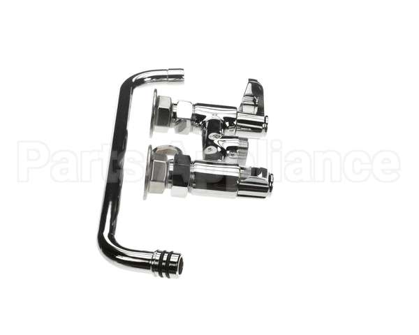 5F-4DLX12 T&S Brass Faucet Deck Mount 4 Centers 12 Swing
