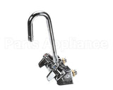 5F-4WLX03 T&S Brass Equip 4 Wall Mount Faucet W/ 3 Swivel Go