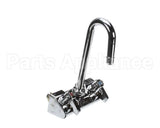 5F-4WLX03 T&S Brass Equip 4 Wall Mount Faucet W/ 3 Swivel Go
