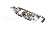 5F-8WLS12 T&S Brass 8 Wall Mount Faucet, 12 Swing Nozzle, Le