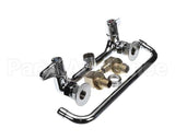 5F-8WLS12 T&S Brass 8 Wall Mount Faucet, 12 Swing Nozzle, Le