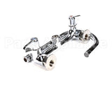 5F-8WLX05 T&S Brass Faucet Wall Mount 8 Centers 512 Swi