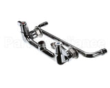 5F-8WLX12 T&S Brass Faucet, Wall Mount, 8 Centers, 12 Swing